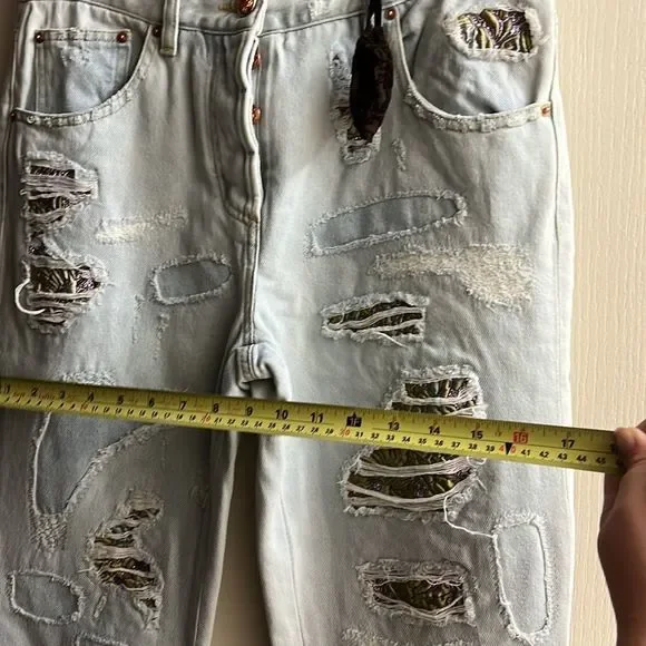 ROBERTO CAVALLI DESTROYED & PRETTY JEANS - Picture 4 of 11